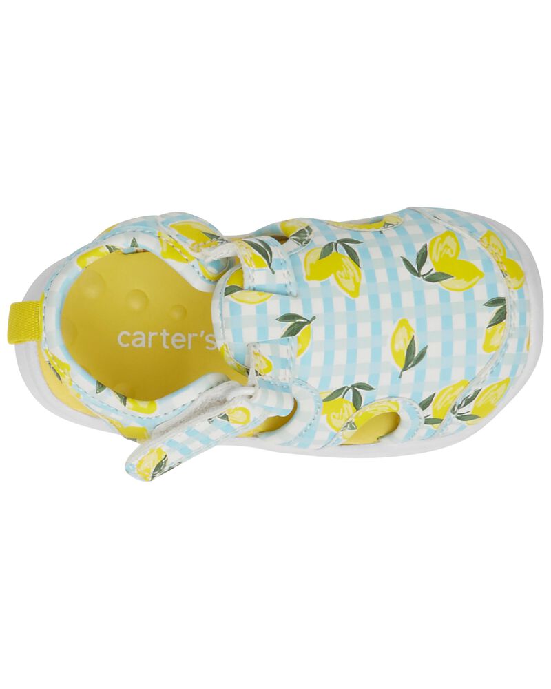 Blue/Yellow Baby Carter's Every Step Water Shoes