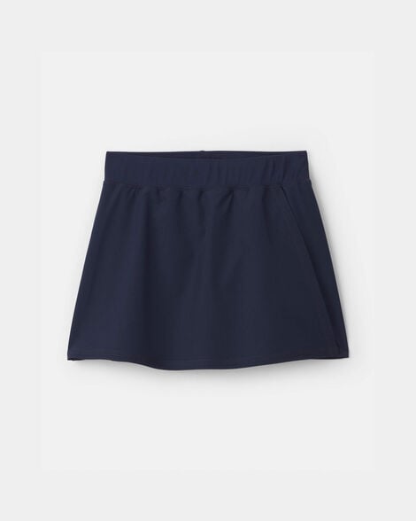 Girls Uniform Active Skort - Navy