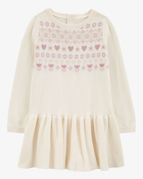  Product image 1 of Toddler Fair Isle Sweater Dress