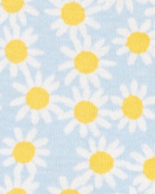 Product image 2 of Toddler Daisy Floral Snug Fit Cotton 1-Piece Pajamas - Blue