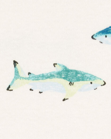 Product image 3 of Baby Boy 3-Piece Shark Outfit Set - Green