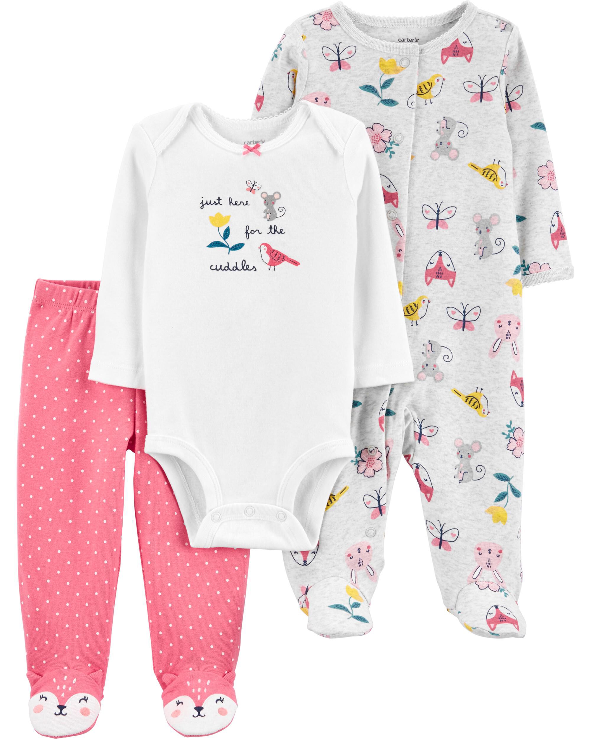 carters newborn girl sets