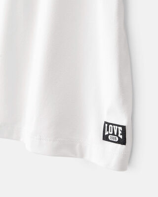 Product image 2 of Girls Short-Sleeve Jersey Top - White