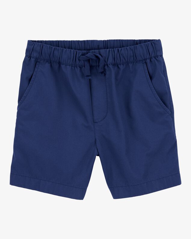 Product image 1 of Boys Pull-On Poplin Shorts - Navy