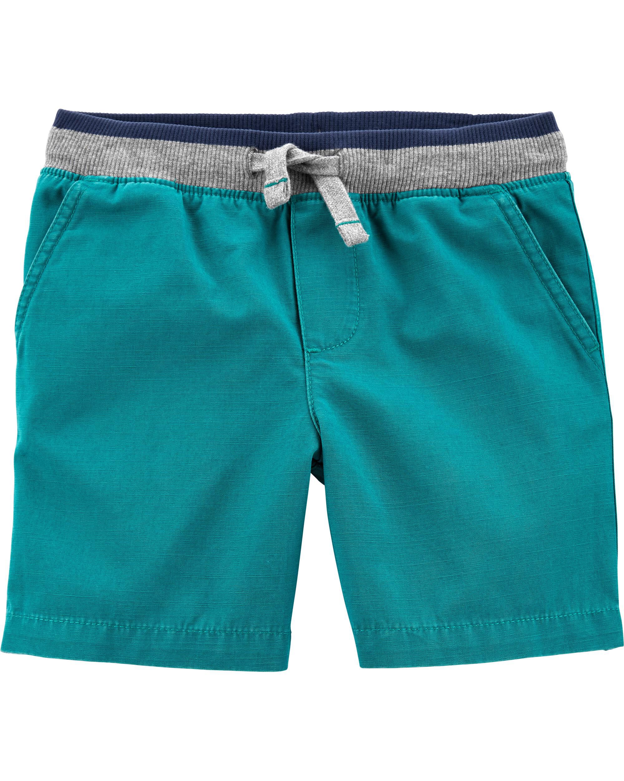 Durable Comfortable NWT Carter/'s Boys Teal Plaid Shorts 3T /& 4T Retail $16