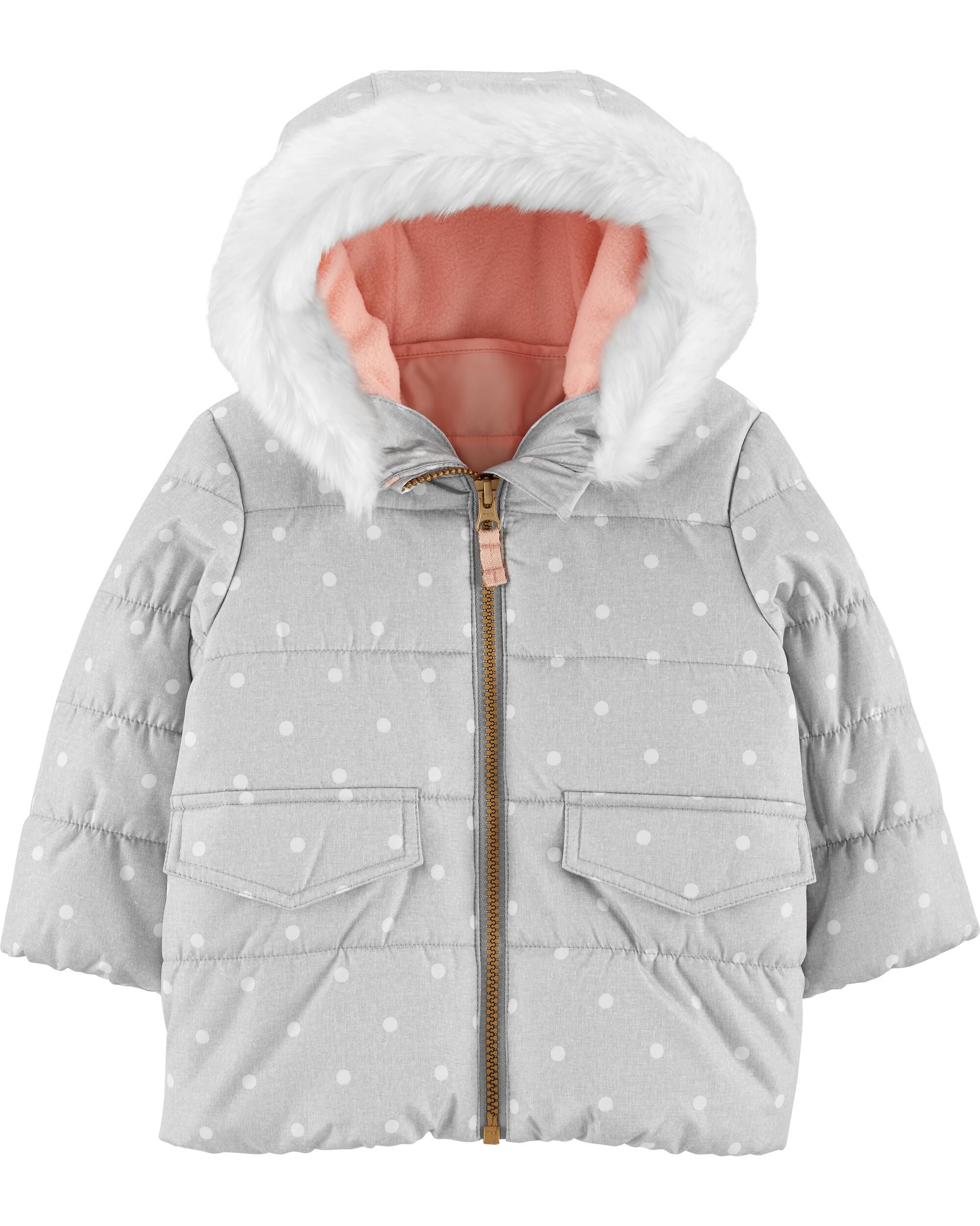 carters baby girl winter coats