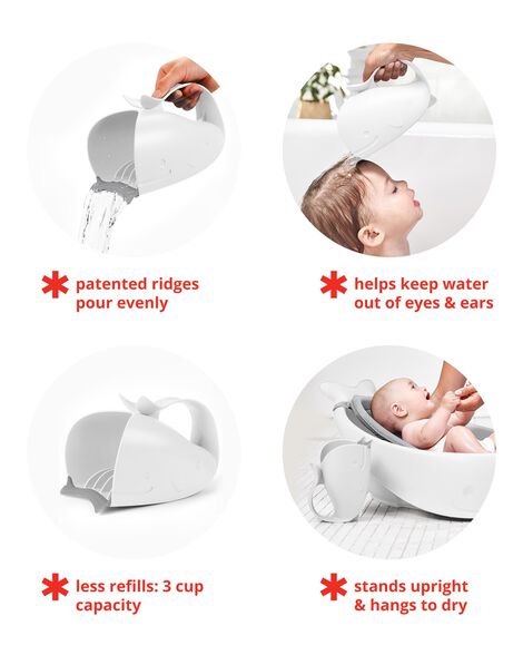  Product image 3 of MOBY® Waterfall Bath Rinser - White