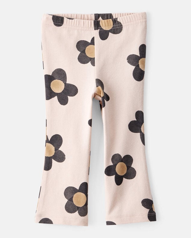 Product image 1 of Baby Girl Floral Cotton Flare Leggings