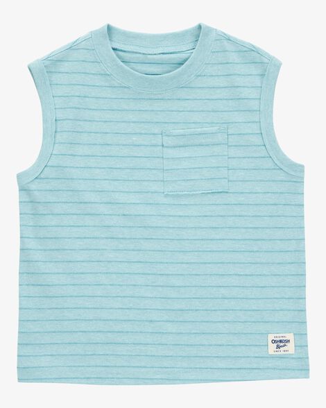 Product image 1 of Baby Striped Textured Tank - Blue
