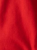 Bold Red - Adult Organic Cotton Flannel Pajamas Set, Selected
