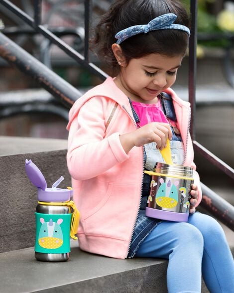  Product image 4 of Zoo Stainless Steel Little Kid Straw Bottle