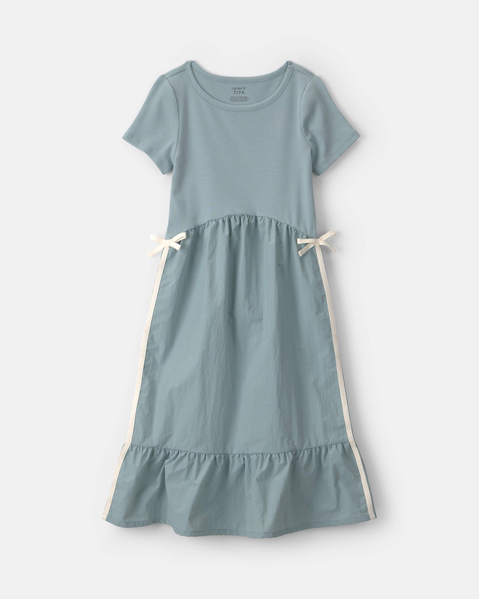 Carters girls bow midi dress 12 Blue 40$