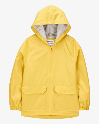 Product image 1 of Kid Hooded Rain Jacket - Yellow