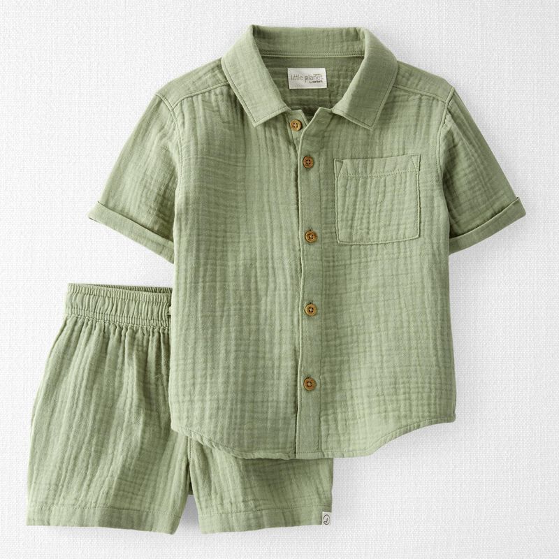 2-Piece Organic Cotton Gauze Set