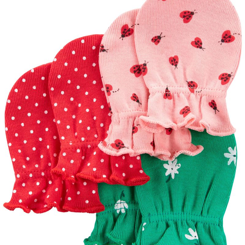 Multi Baby 3Pack Mittens