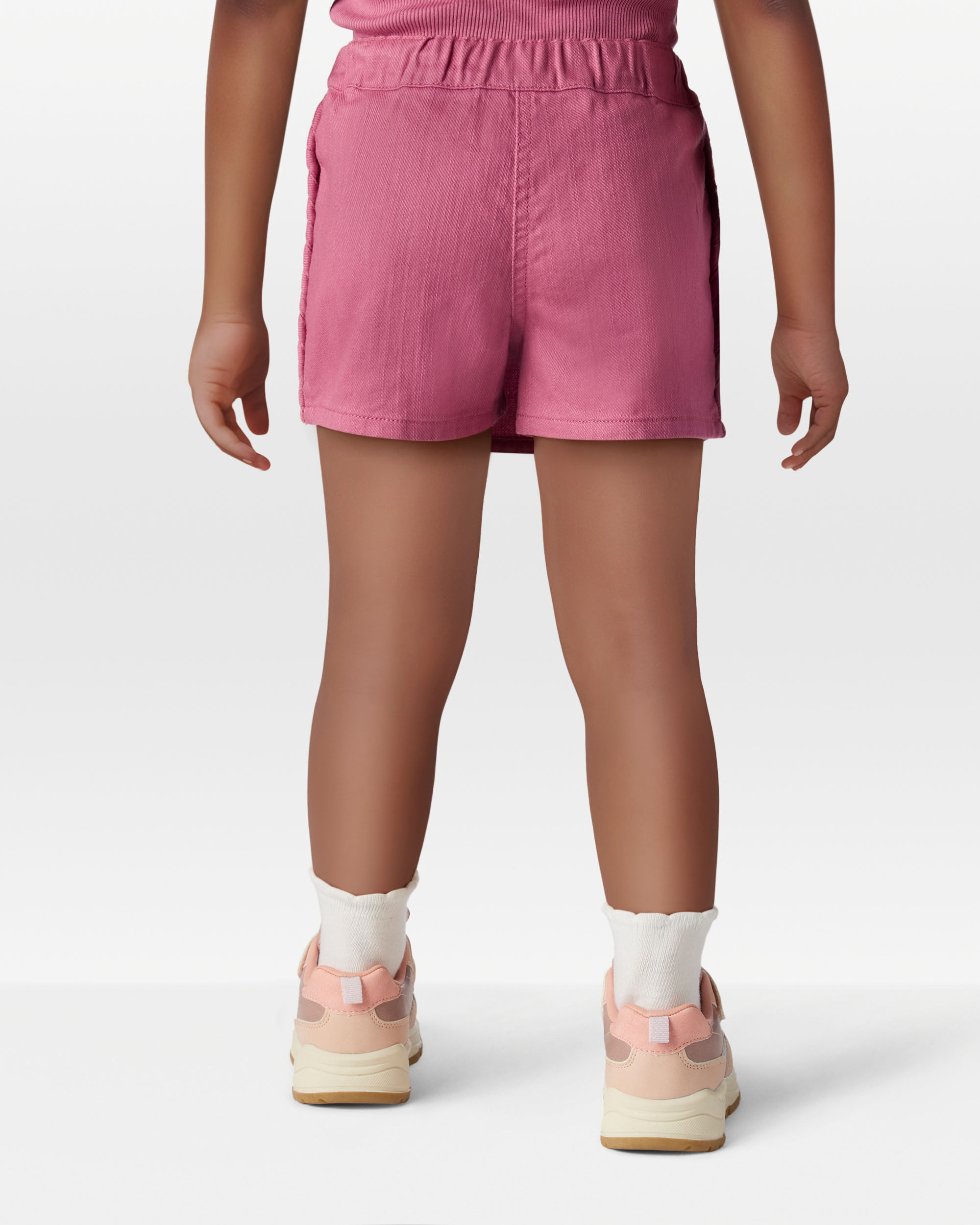 Toddler Girl 100% Cotton Skort - Pink