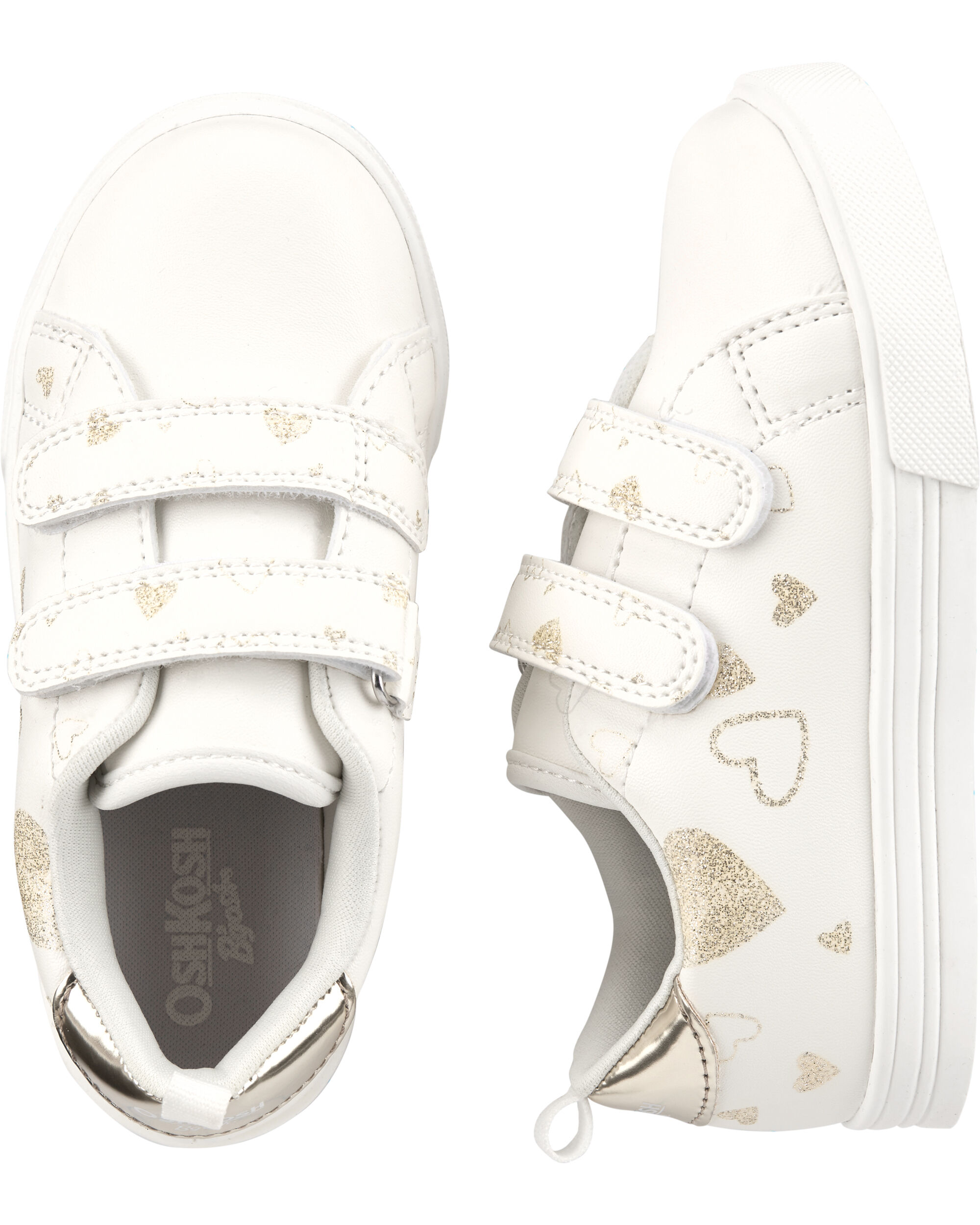 carter's gold glitter shoes