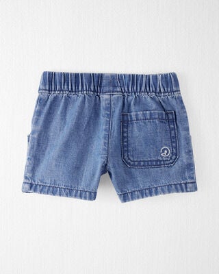 Product image 2 of Baby Organic Cotton Chambray Shorts