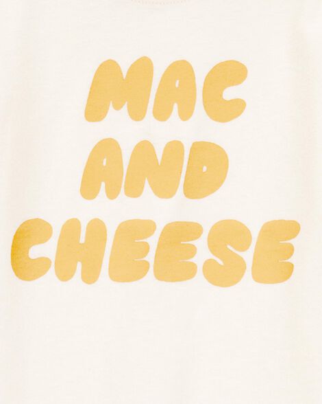 Toddler Mac & Cheese Short-Sleeve Graphic Tee - Ivory