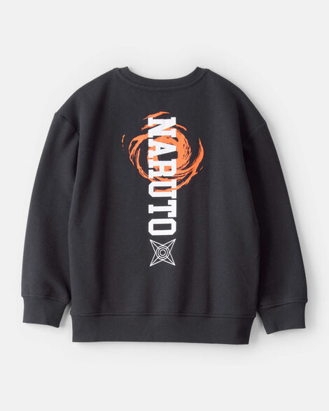 Product image 2 of Boys Naruto Anime Pullover Sweatshirt - Black
