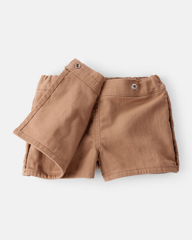 Product image 2 of Baby Girl 100% Cotton Skort - Brown