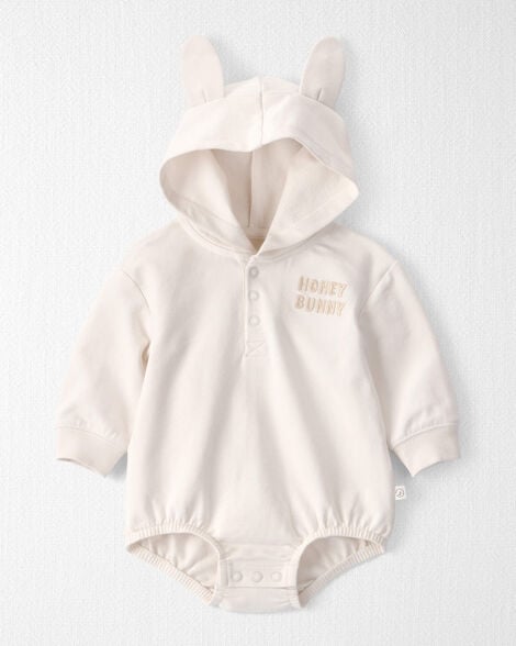 Baby Organic Cotton Bubble with Bunny Ears