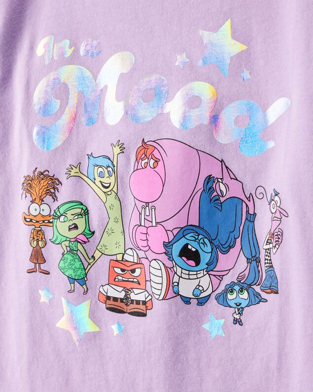 Product image 2 of Girls InsideOut Short-Sleeve Graphic Tee - Purple