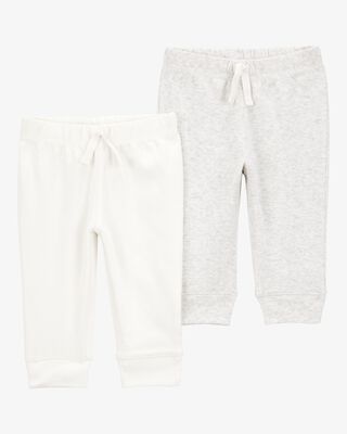 Product image 1 of Baby 2-Pack Pull-On Pants - Ivory