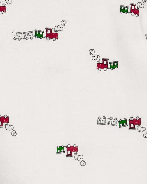 Product image 2 of Baby 3-Piece Train Quilted Little Jacket Set