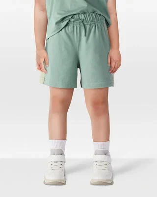 Product image 2 of Toddler Colorblock Pull-On Active Shorts - Green