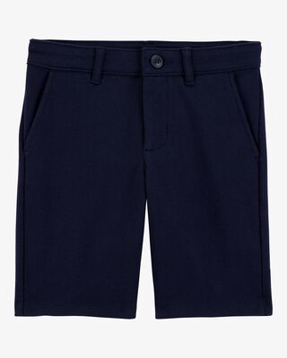 Product image 1 of Kid Ponte Knit Uniform Pants - Navy
