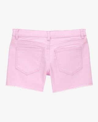 Product image 2 of Kid Iconic Raw Hem Shorts - Pink