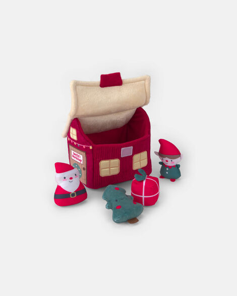 toddler santa's workshop plush toys - red