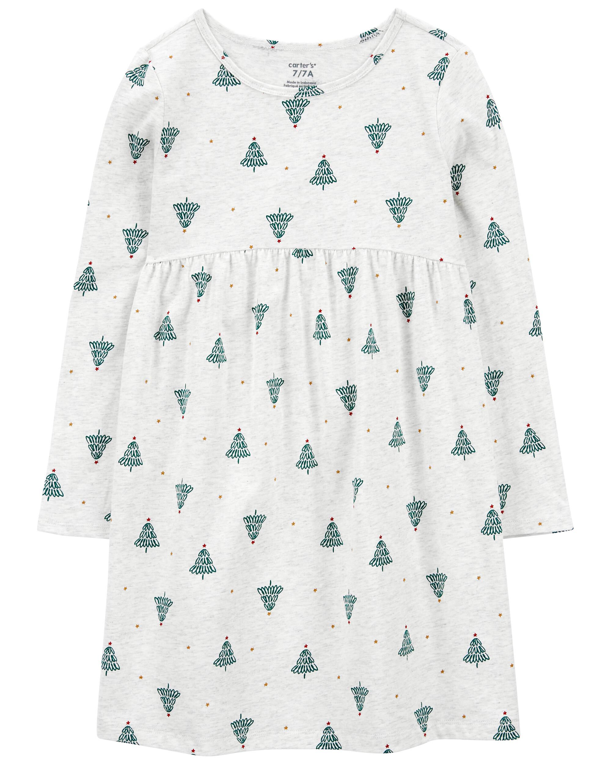 Kid Christmas Tree Jersey Dress Carter s Carter s