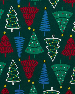 Product image 2 of Adult 2-Piece Christmas Tree 100% Snug Fit Cotton Pajamas