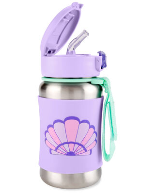 Product image 2 of Spark Style Stainless Steel Straw Bottle - Seashell