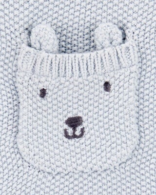 Product image 2 of Baby Solid Cotton Romper - Blue