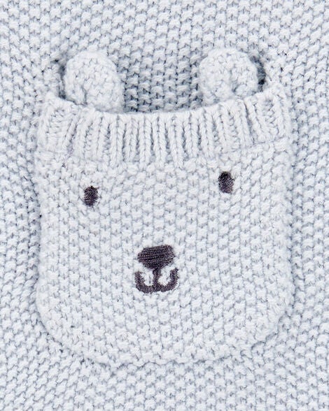  Product image 2 of Baby Solid Cotton Romper - Blue