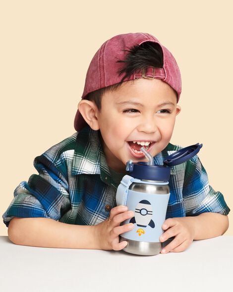  Product image 5 of Spark Style Stainless Steel Straw Bottle - Rocket