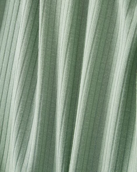  Product image 2 of Baby Solid PurelySoft Footie 1-Piece Pajamas - Green