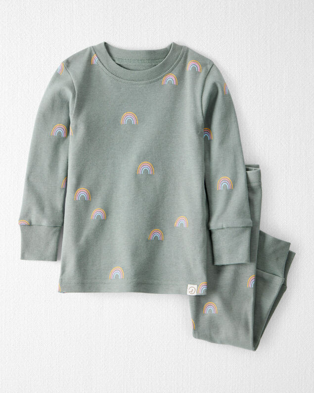 Product image 1 of Baby Organic Cotton Pajamas in Magical Rainbow Print