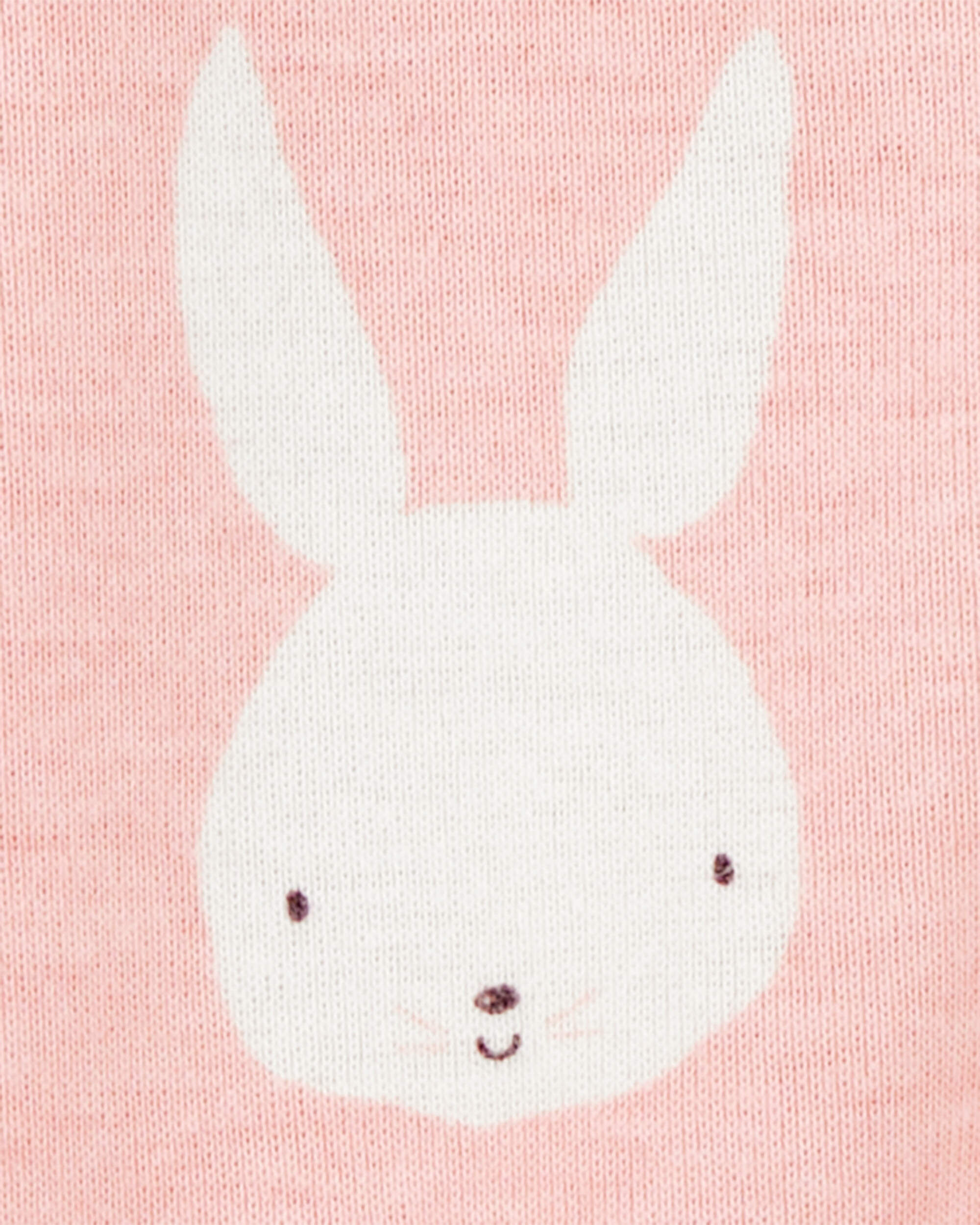Baby Bunny 2-Way Zip Cotton Sleep & Play Pajamas - Pink