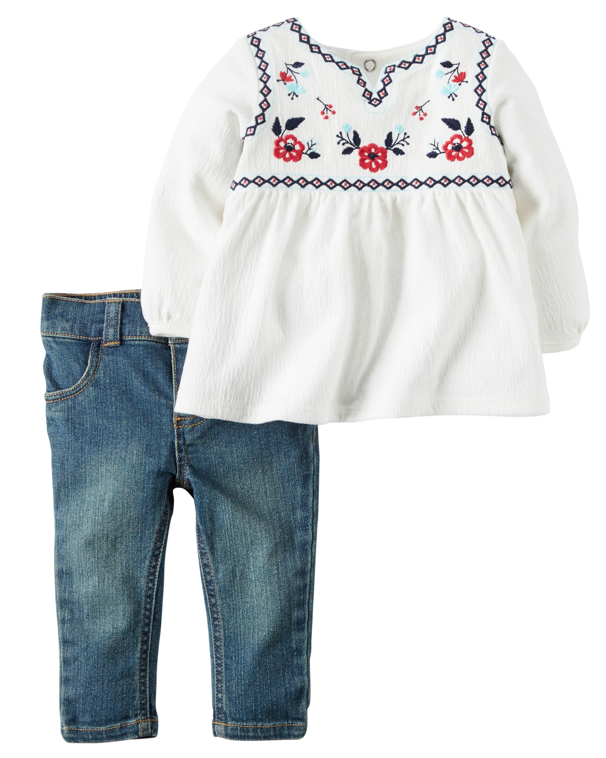 denim set