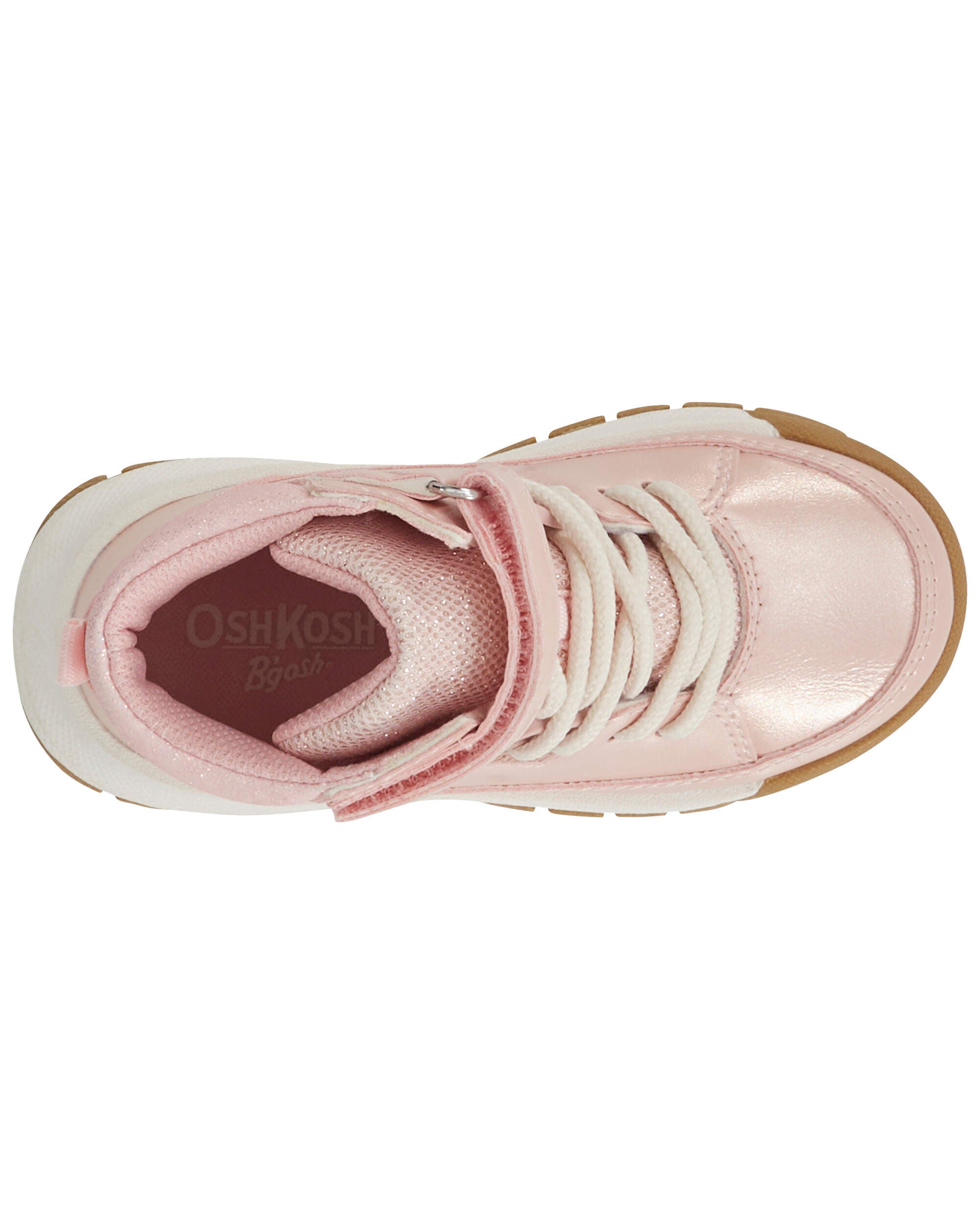 Kid Metallic Pink Lace-Up Boots - OshKosh | Carter's