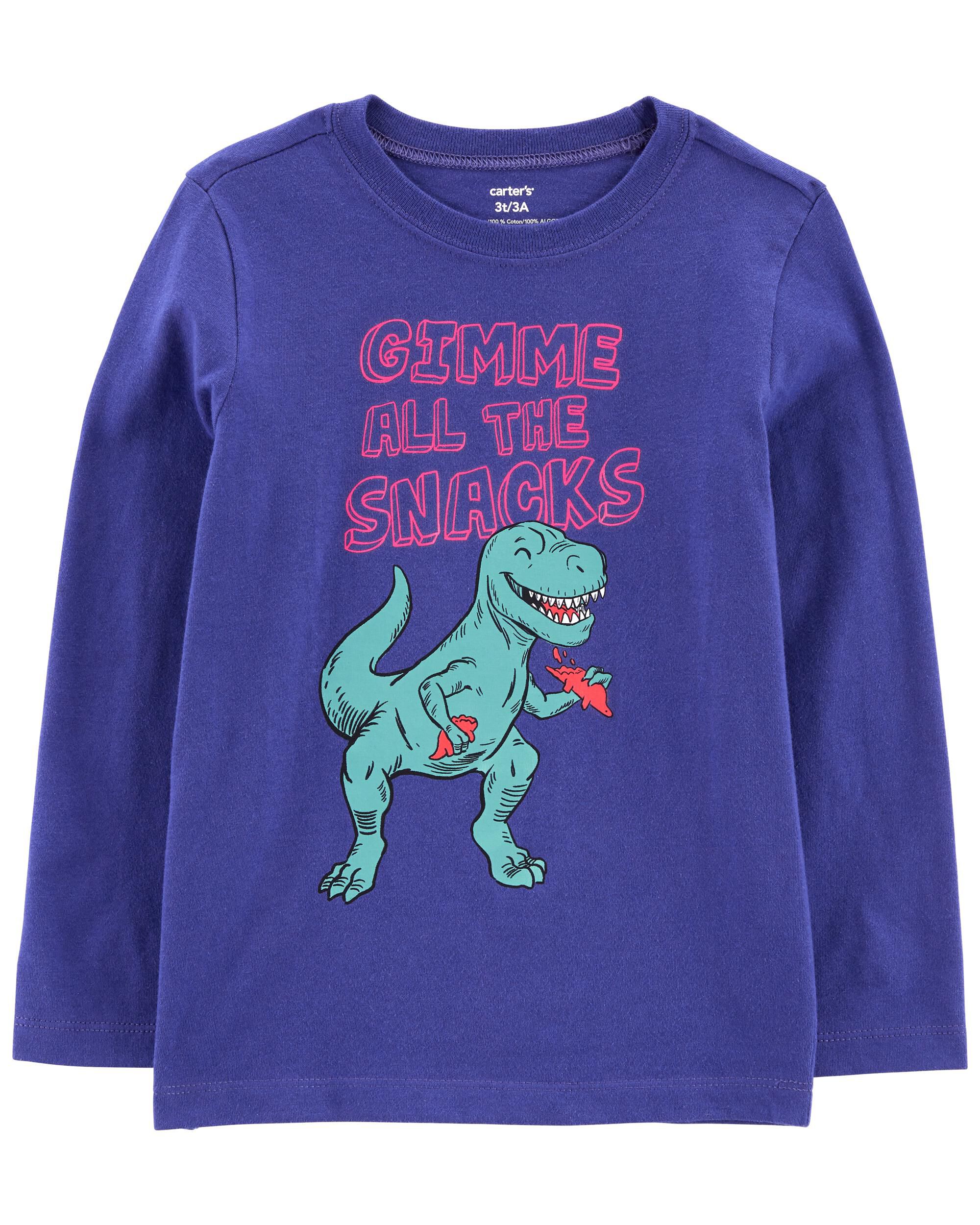 Toddler Dinosaur Snacks Graphic Tee - Carter's | Carter's