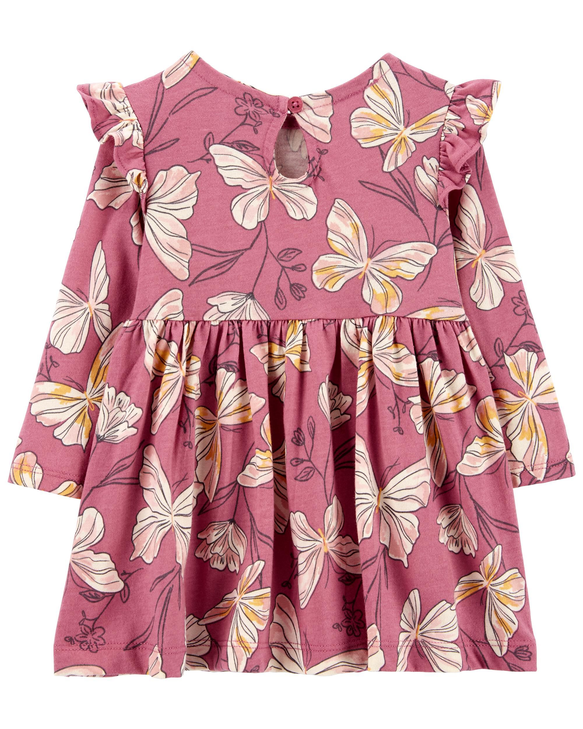 Little Butterfly Sleeve Dress(ノベルティ付) Mini Wrap Dress, Butterfly Sleeve, Black Pansy | Son de Flor