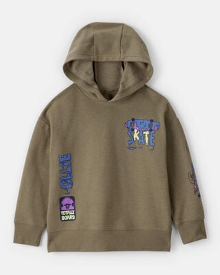Boys NASCAR Pullover Sweatshirt - Brown