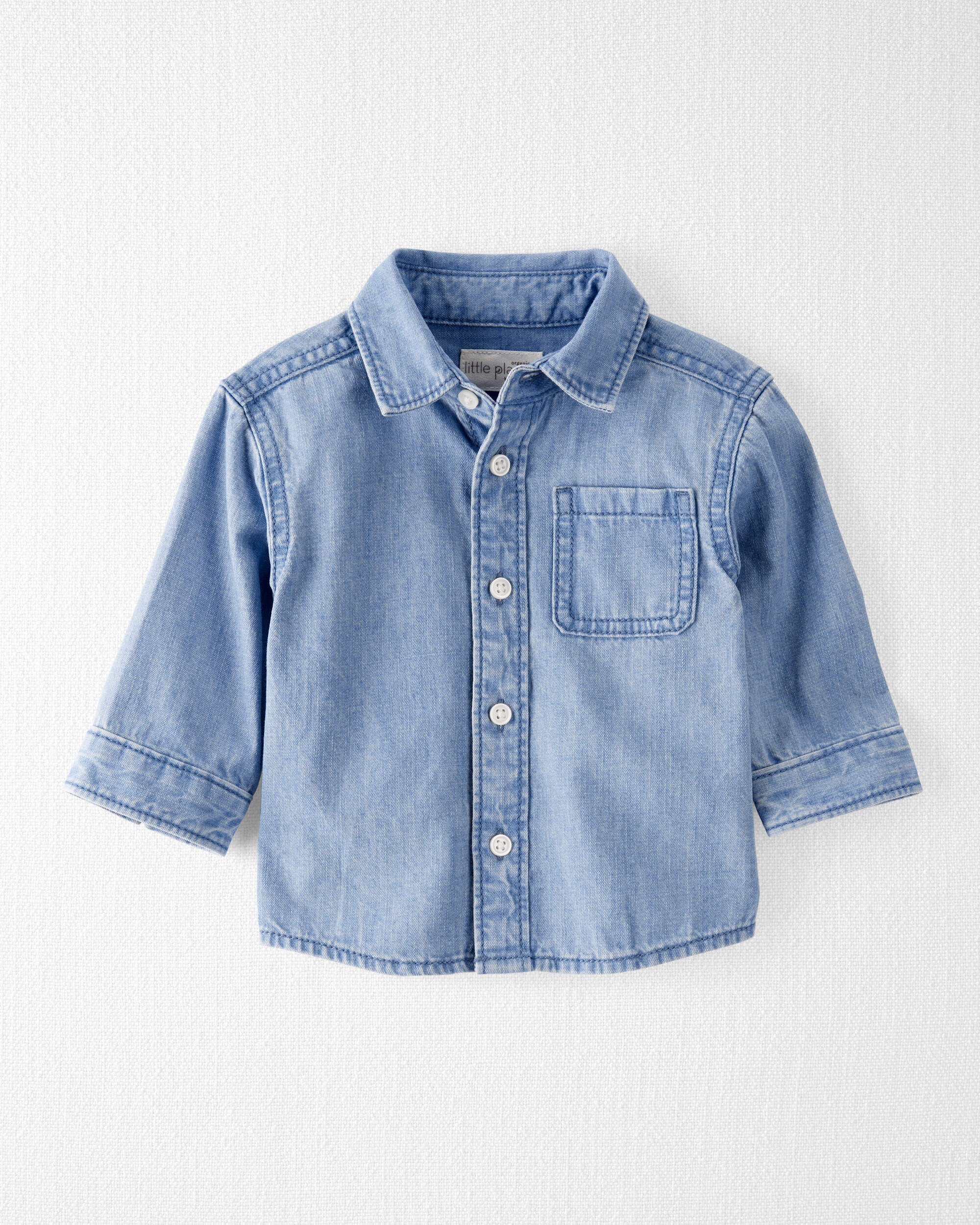 Baby girl chambray shirt online