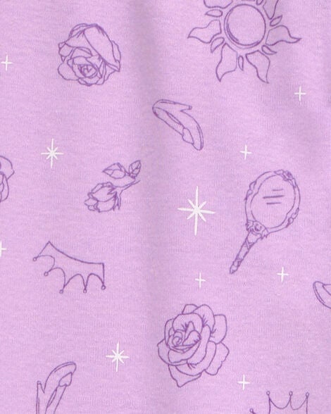  Product image 2 of Kid Disney Princess Snug Fit Cotton 2-Piece Pajamas - Purple