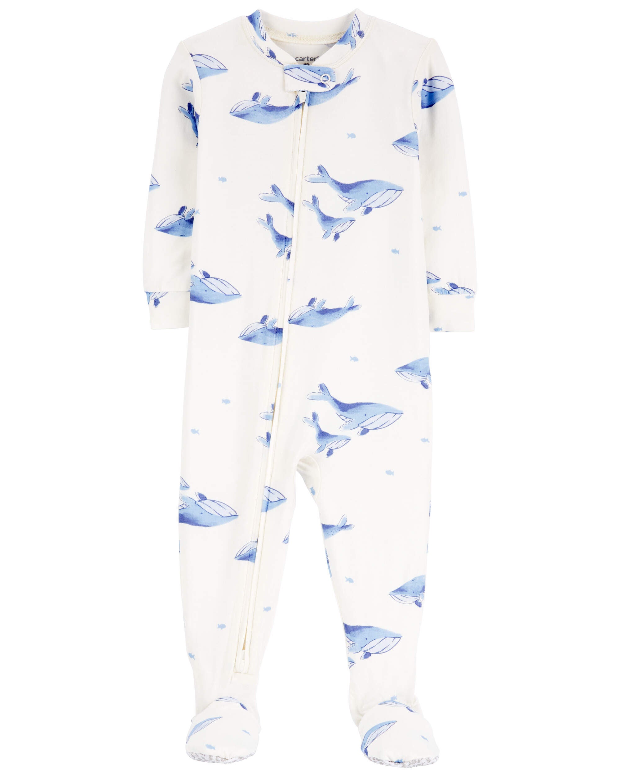 Baby Car Print Zip-Up PurelySoft 1-Piece Pajamas - Carter's